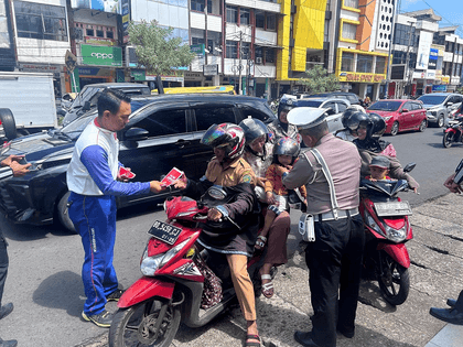 Operasi Patuh Nala 2024: Astra Motor Bengkulu dan Satlantas Polresta Bengkulu Kampanyekan #Cari_Aman bagi Pengendara