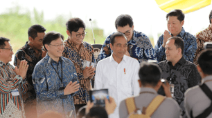 Presiden RI Joko Widodo Resmikan Pembangunan Astra Biz Center-IKN