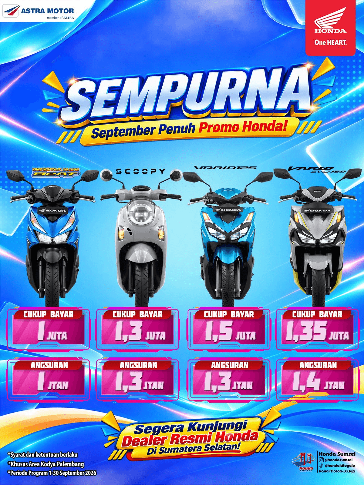 Promo SEMPURNA | Sumsel - September 2026