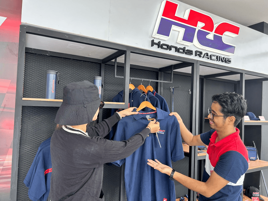 NEW LINE UP APPAREL HRC di WSBK Mandalika 2023