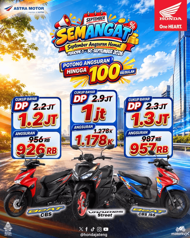 Promo SEMANGAT! | Jawa Tengah - September 2026