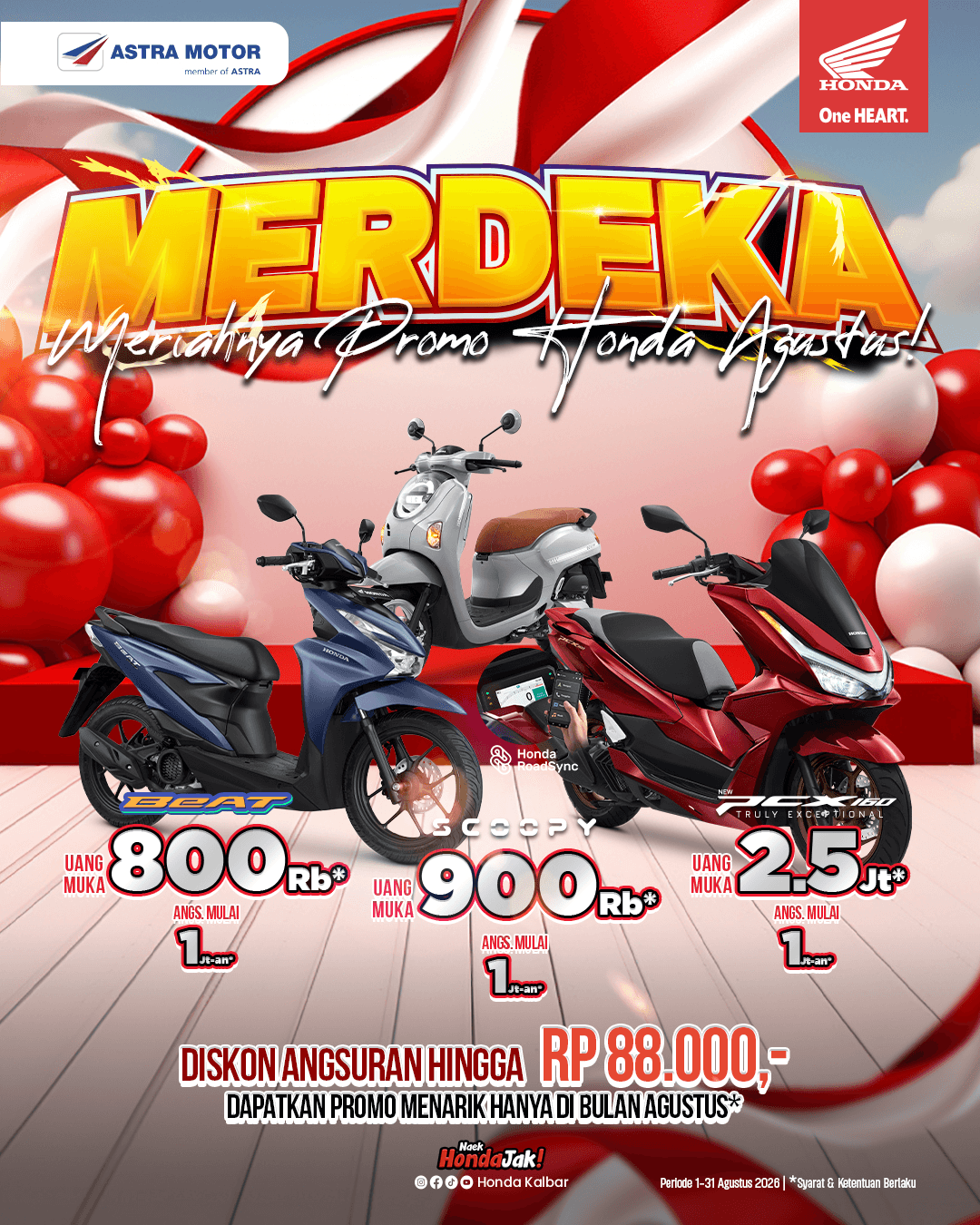 Promo MERDEKA! | Kalbar - Agustus 2026