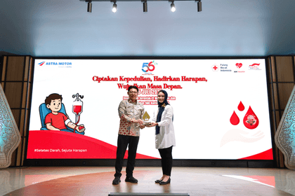 Perayaan HUT ke-56, Astra Motor Salurkan 560 Kantong Darah Melalui Aksi Donor Serentak di 12 Provinsi