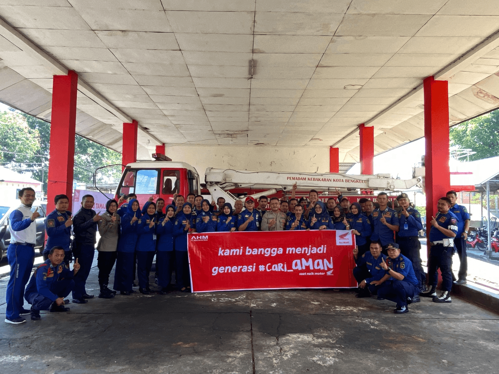 Astra Motor Bengkulu Mengadakan Edukasi Safety Riding di Dinas Pemadam Kebakaran dan Penyelamatan Kota Bengkulu