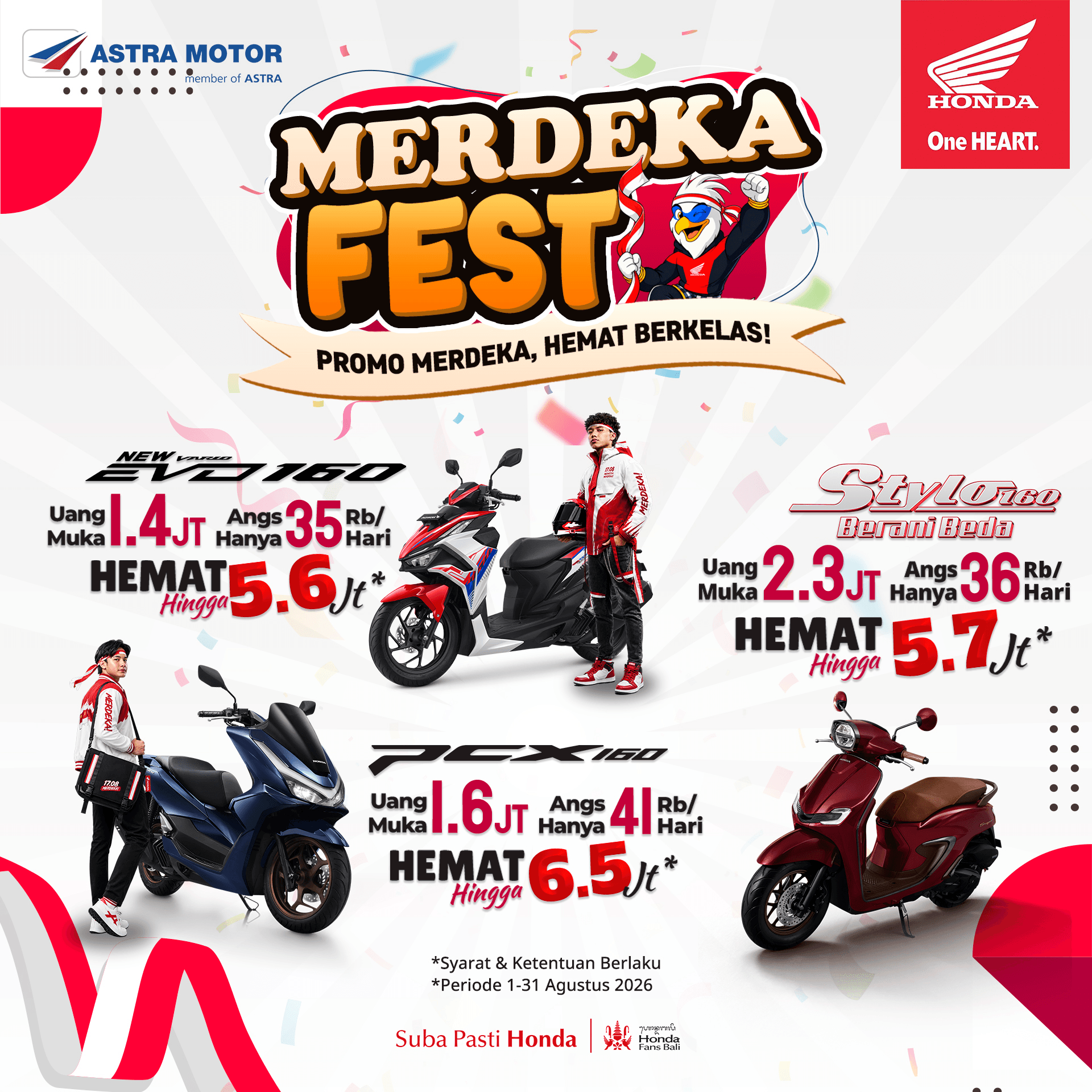 Promo Merdeka Fest | Bali - Agustus 2026