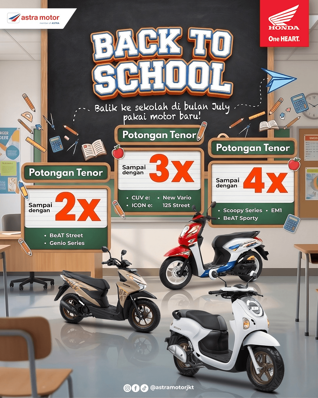 Promo BACK TO SCHOOL | Jakarta - Juli 2026