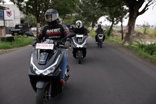 Nikmati Canggihnya Fitur RoadSync, Astra Motor Jateng Gelar New Honda PCX 160 Media Exploration